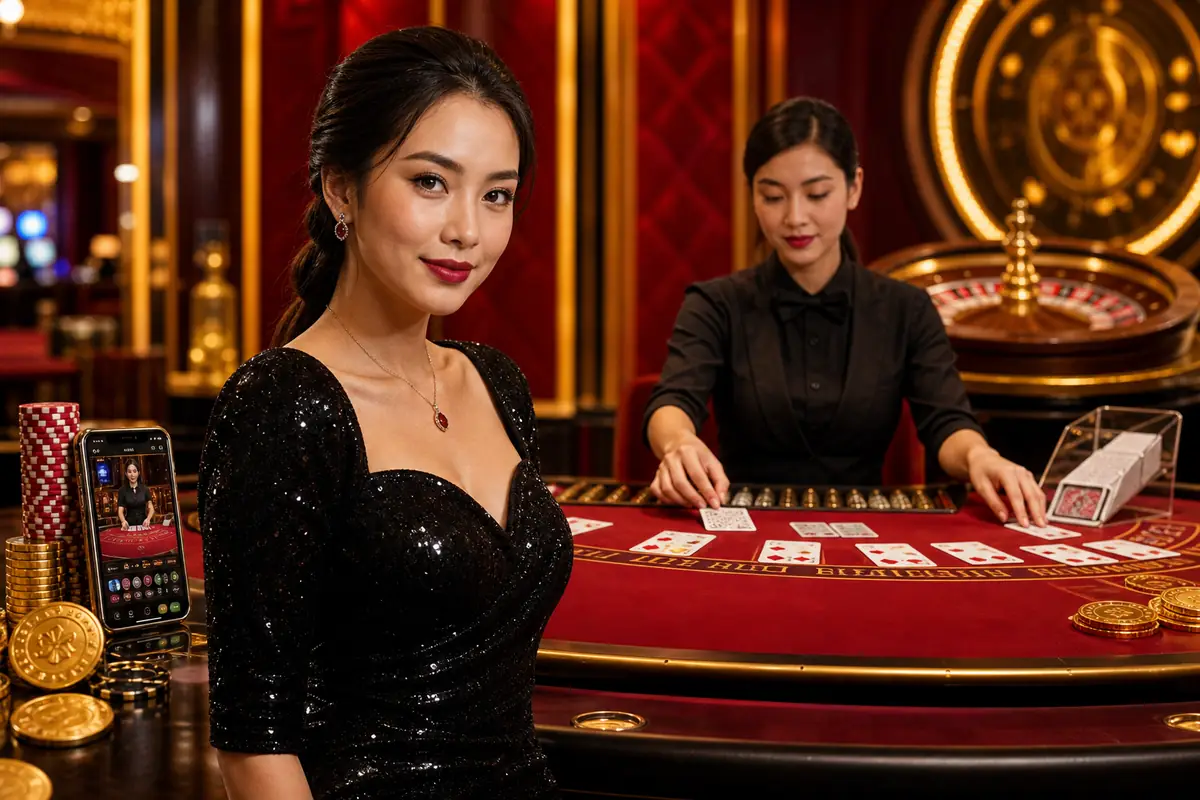 wangkaya Casino studio dealer profesional langsung